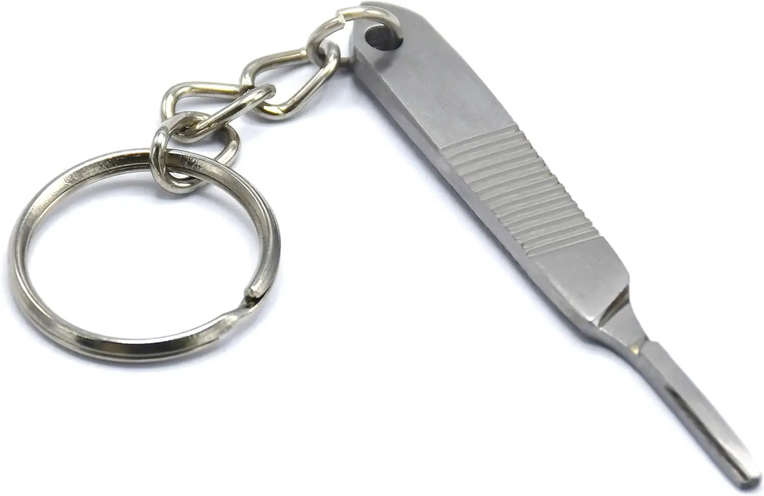 Miniature Scalpel Handle Keychain | Scalpel Graduated Handle No. 3 Surgical Stainless Steel Dental Instruments