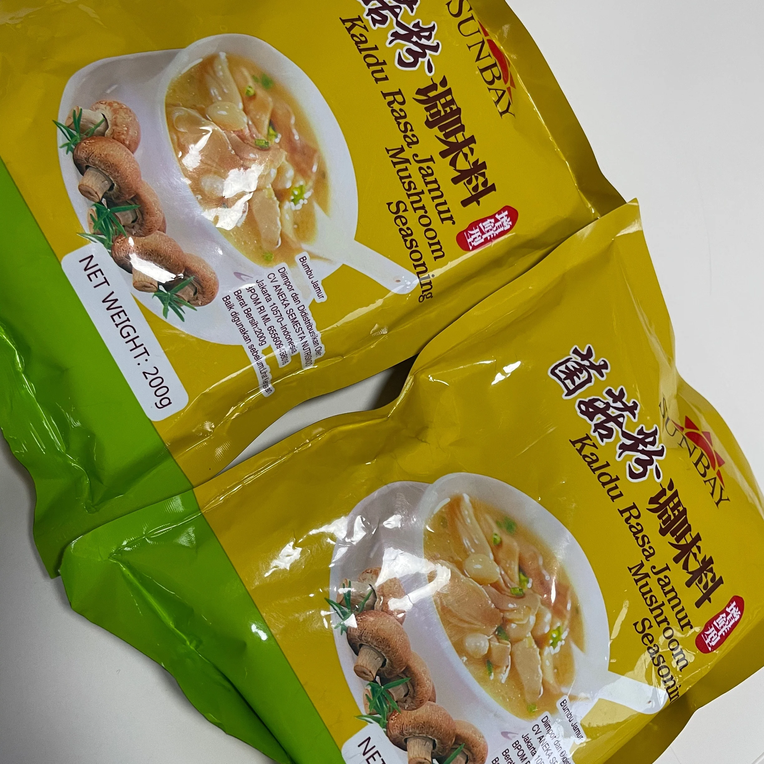 Good Price LIanhua Brand Plant-Based Seasoning Mushroom Powder With Sachets Packing For Health Cooking