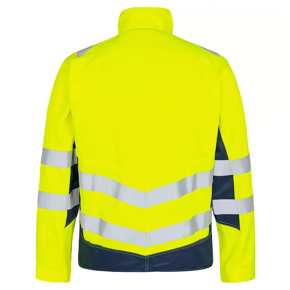 Men Safety Construction Bomber Jacket Reflective Windbreaker Coats High Visibility Worker Multipocket Fireproof Jackets