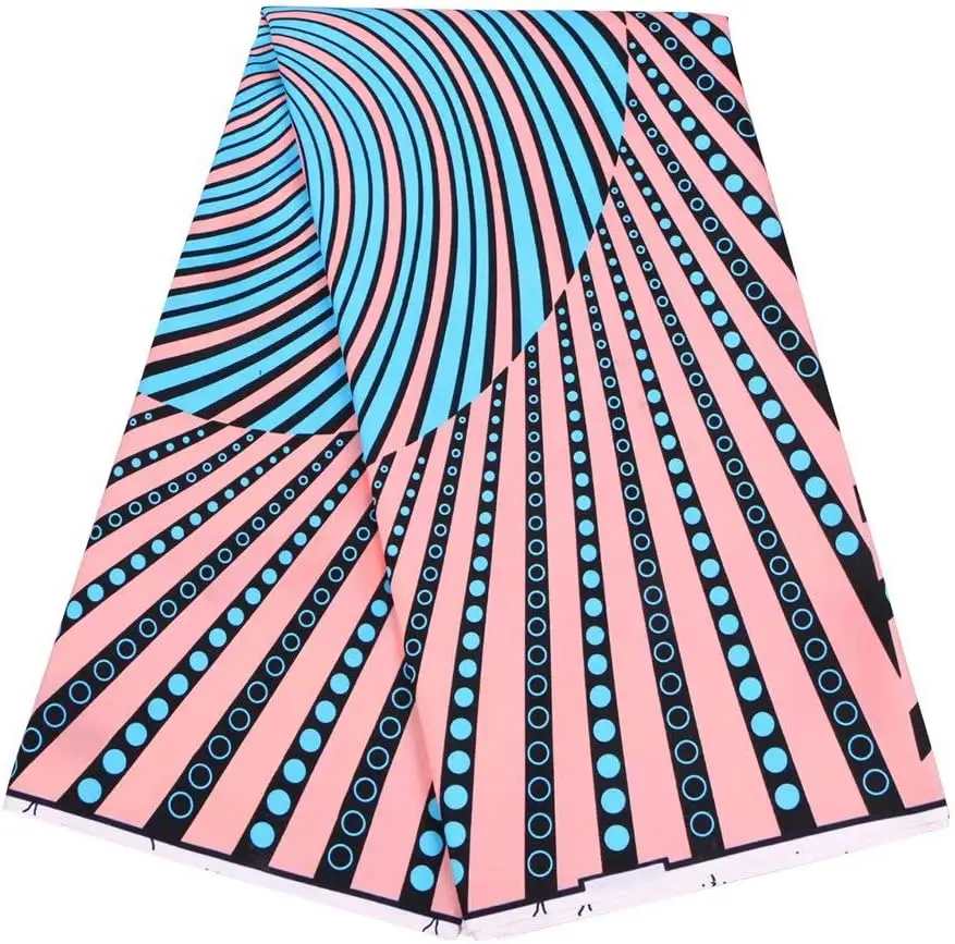 Cotton Ankara Fabric Africa Real Wax Print Design Ghana Wax African wax Print Loincloth Fabric High Quality textile fabric craft