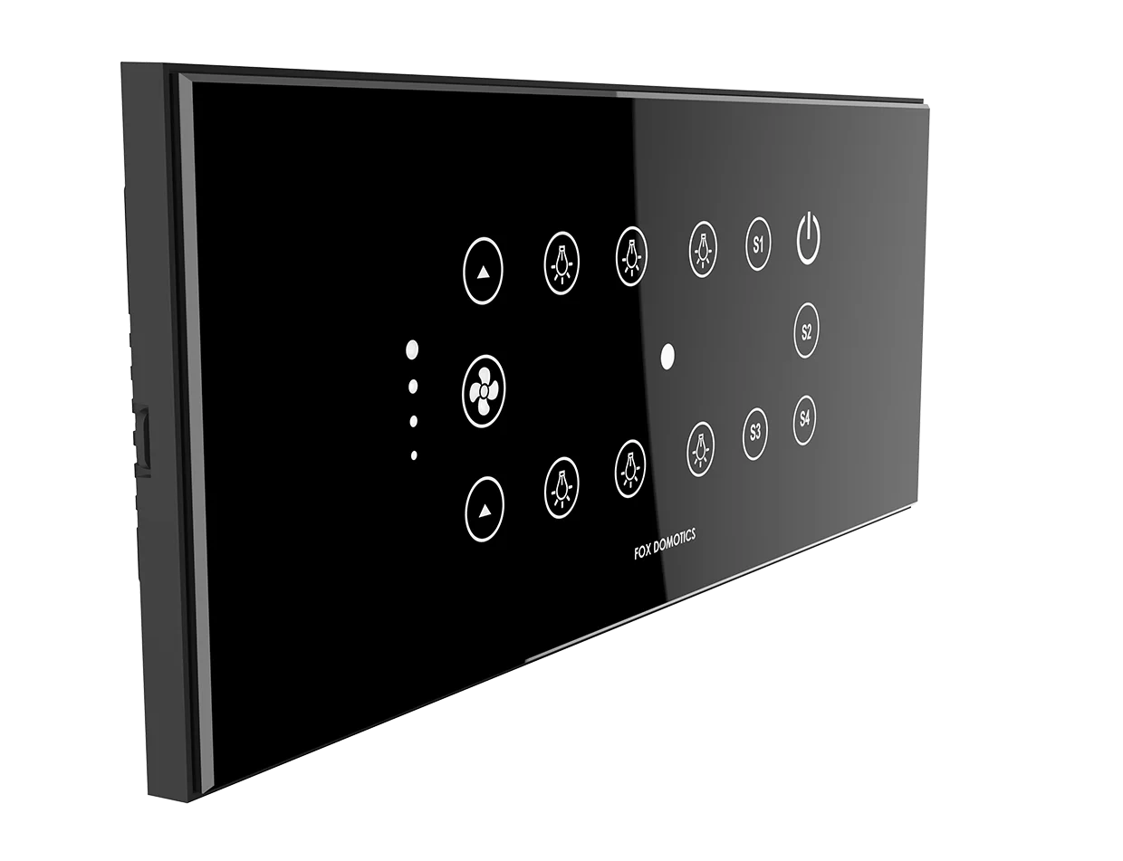 Home Automation Smart Touch Screen Switch Tuya single phase wifi smart switch Tuya smart life universal capacitive touch switch