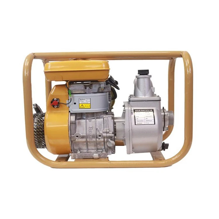 High Pressure Single Cylinder Self-Priming Gasoline Engine Water Pump for Feeding or Drainage Water from Ponds