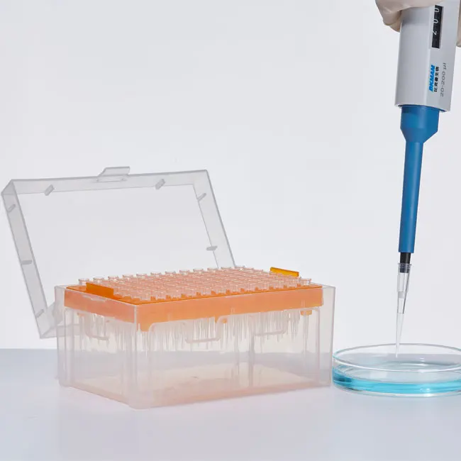 10uL  20uL 200uL 1000uL 1250uL Filtered Tips Disposable Sterile Tilter Pipette Tips for Lab Testing Microbiology