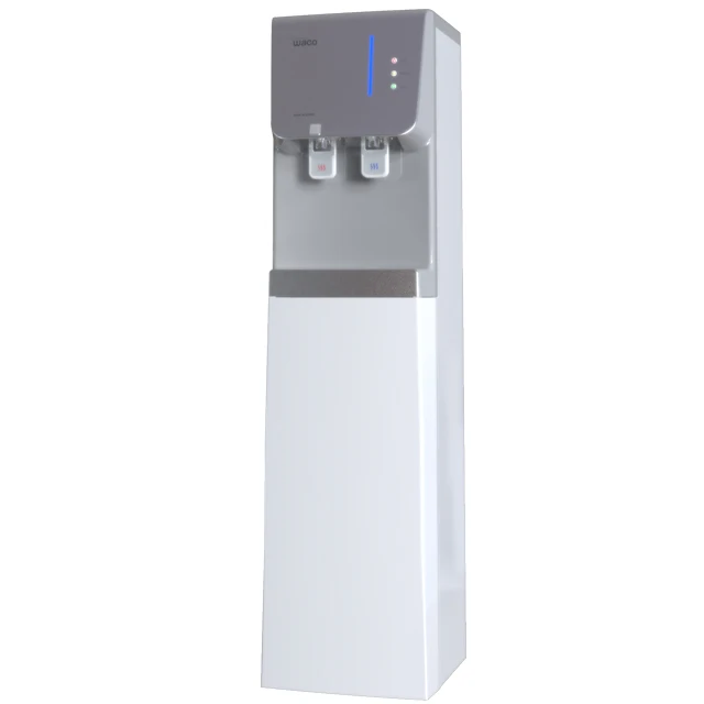 Reverse Osmosis POU Water cooler with High Quality water filter for Hot Cold Water Purification, Color option Silver-Gray