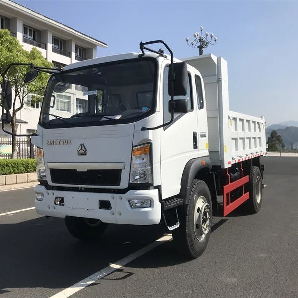 Sinotruk  HOWO Right Hand Driving 4X2 2 Axles  7-10Ton Euro 2 371 hp   6 Tyres  Light Dump  Truck  for sale