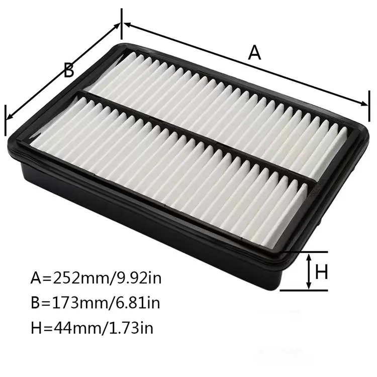 replacement hepa filter box cabin filter air purifier car air filter for Hyundai 28113-08000