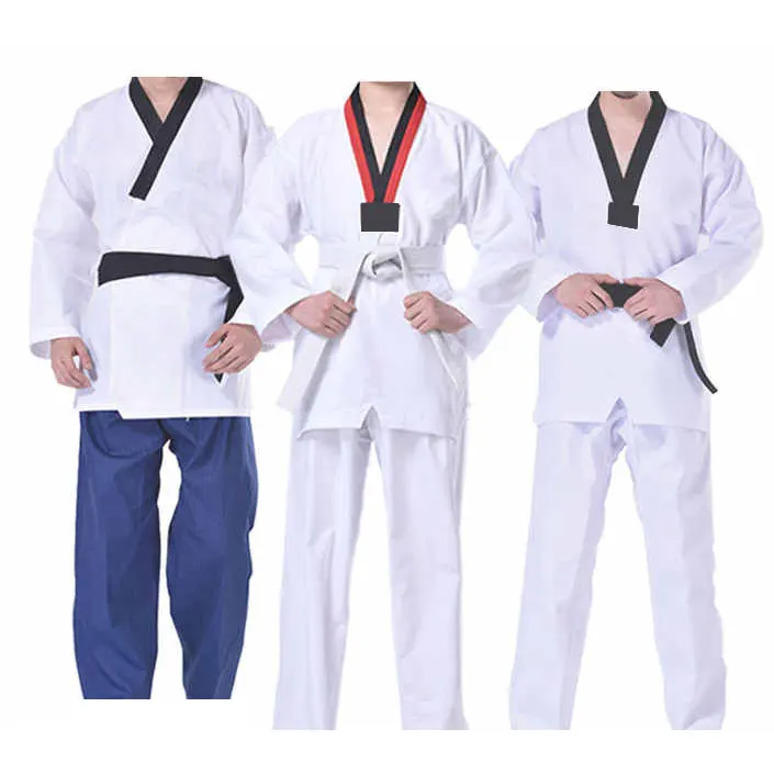 Factory Wholesale Custom Logo WTF-ITF High Quality Taekwondo Uniform Taekwondo New Design All Sizes