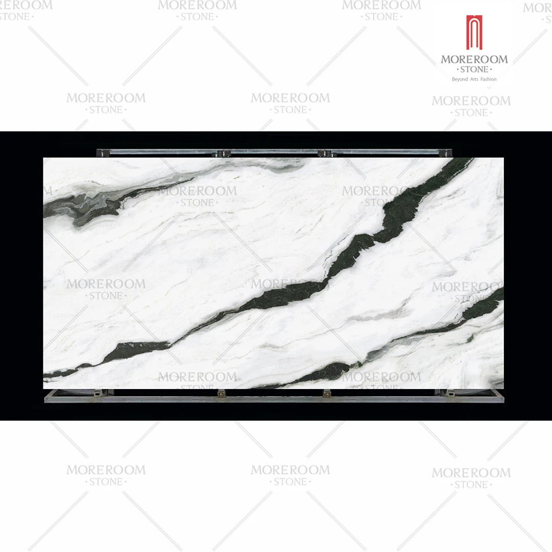 Hot Sale Panda White Marble Supplier  Porcelain Slabs  Floor Tiles