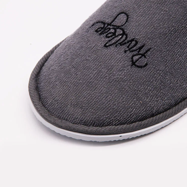 Privilege Hotel Custom Slippers 3 Star Hotel Disposable Custom Soft Velvet Slippers