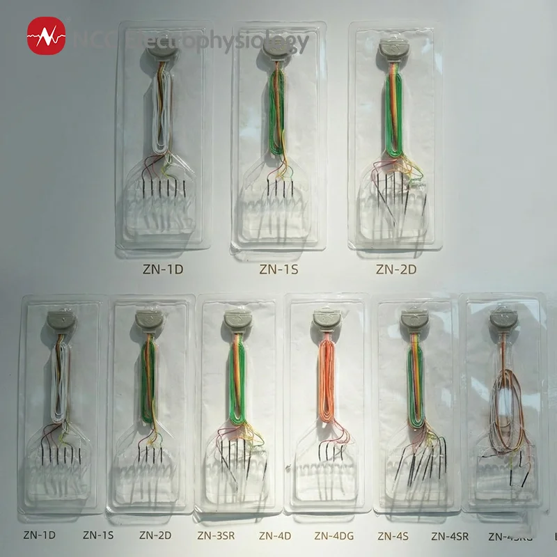 Иглы-электроды NCC Rainbow для подкожной регистрации прямые из нержавеющей стали мониторинга ИМТ ЭМГ нейрофизиологии