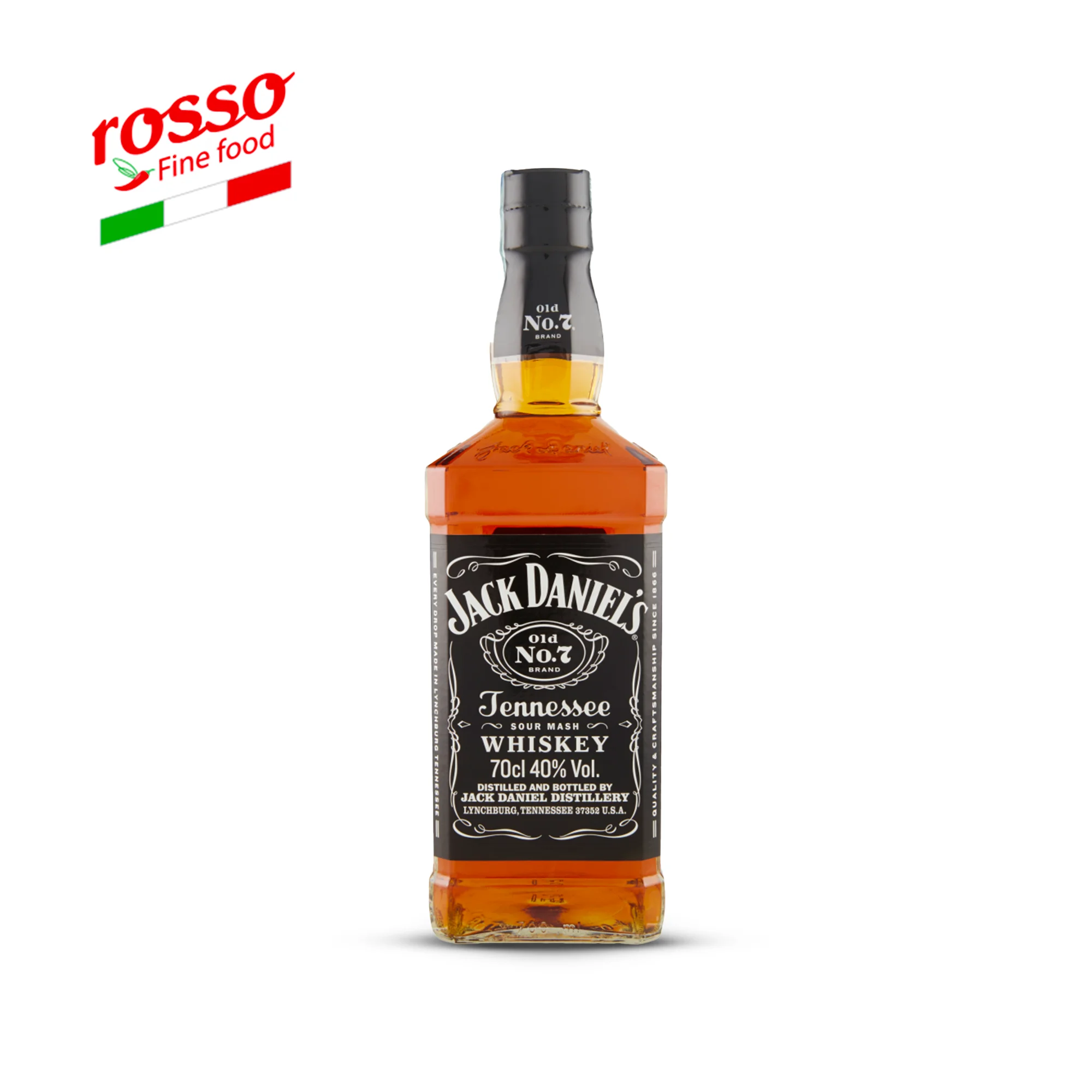 Jack Daniels Tennessee Whiskey no.7 liquor - 70 cl  for importers and distributors