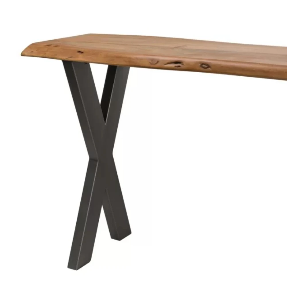 Live edge console tables Solid Wood dining table office desks outdoor tables living room furniture living room cabinets