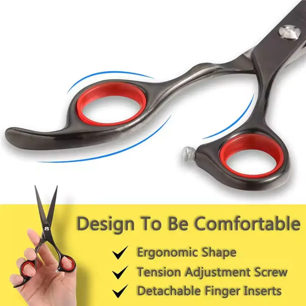 Custom Logo Barber & Thinning Shears Precise Sharp Blade for Length Removal & Layer Trimming in Salons for Beauty Use