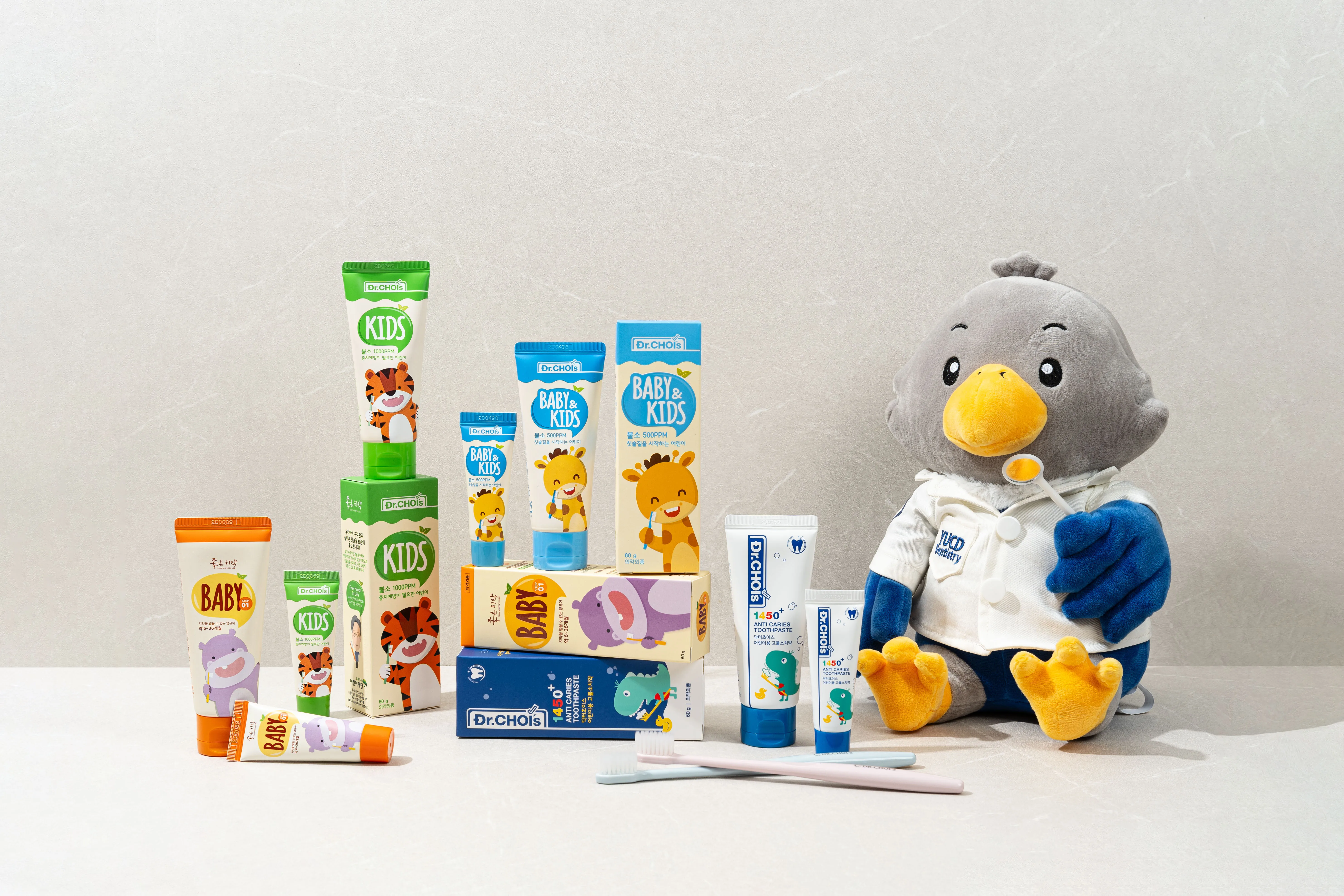 [DR CHOIS] the Best Selling in Korea Children who Need Cavity Prevention 36 Months Dr.Chois KF Toothpaste