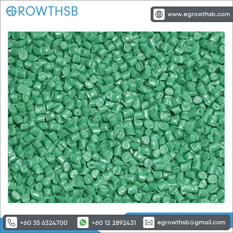 Hot Sale 2023 Top Quality  Polyethylene Recycle Plastic Raw Material PCR Post Consumer HDPE Pellet Green HDPE Granules