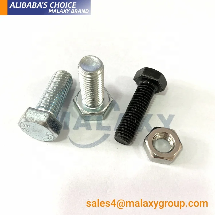 Malaxy Ansi/asme B18.2.1 Astm A307 класс 2/5/8 2 Гальванизированный шестигранный болт Unc Q195 (фут) (pt)