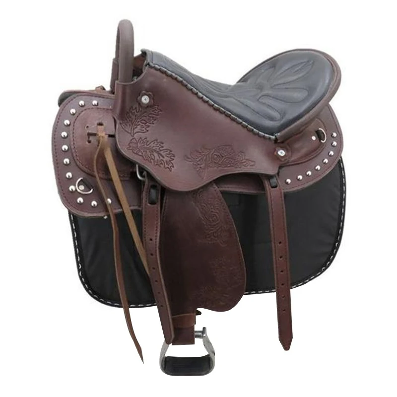 Wholesale 2022 Leather Material High Quality Wholesale Best Design Cheap Price Light Weight Horse Riding Saddle