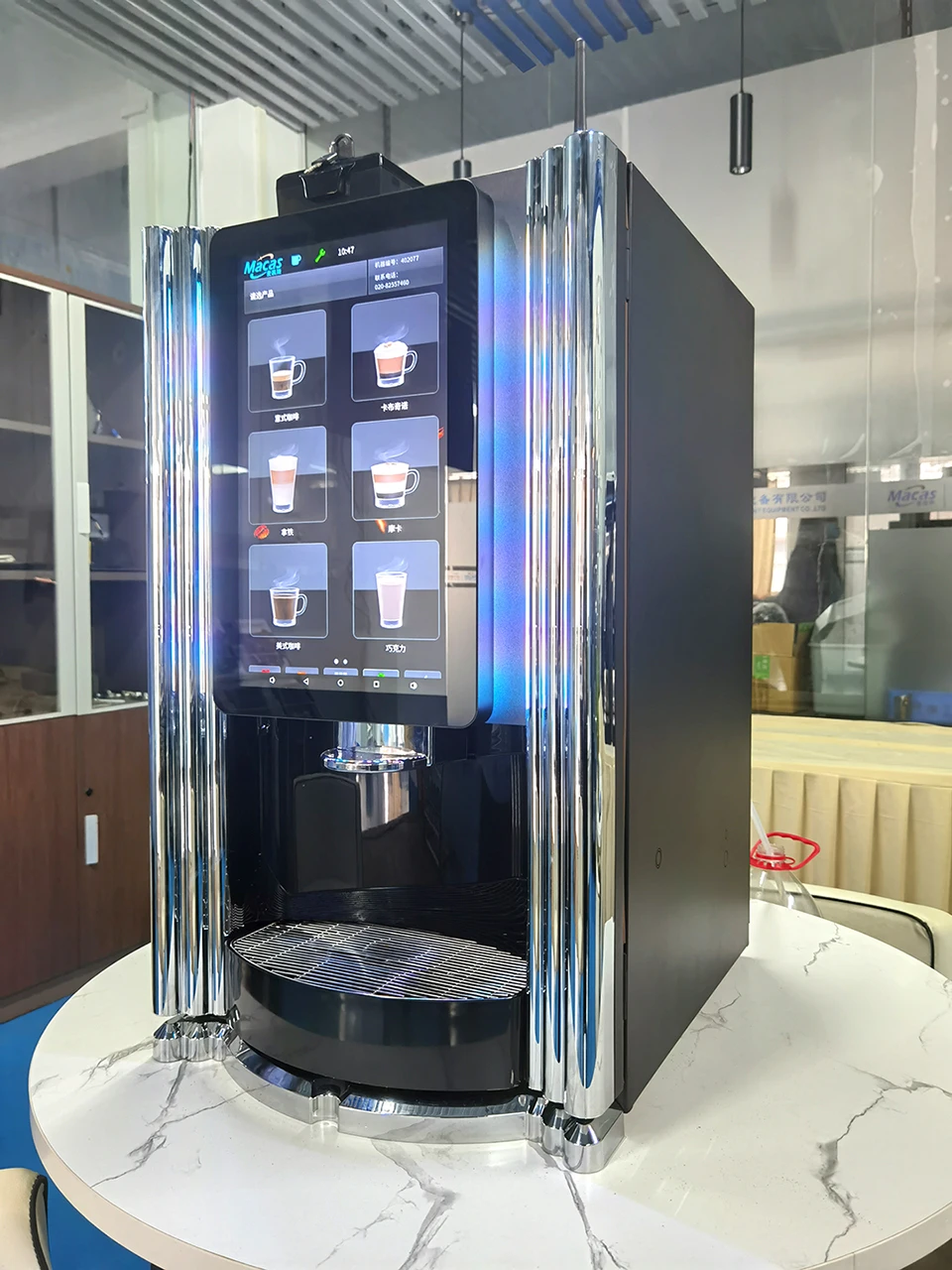 EVOACAS M-TT-ES-4C новая настольная кофемашина для приготовления кофе коммерческая кофеварка