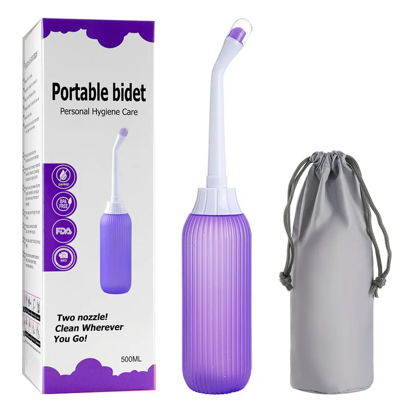 Custom Mini USB Rechargeable Electric Travel Bidet Postpartum Care Peri Bottle Feminine Wash portable bidet 2l