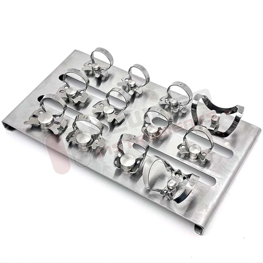 Высококачественный зубоврачебный резиновый зажим UL AMIN для фабрики оптовая продажа прецизионные молярные зажимы с материалом без ржавчины одобрен OEM