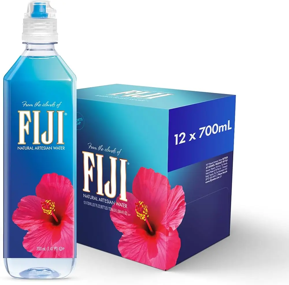Оптовая продажа чистая природная артезианская минеральная вода FIJI родниковая гидратация в пластиковых бутылках легкое наслаждение течение всего дня