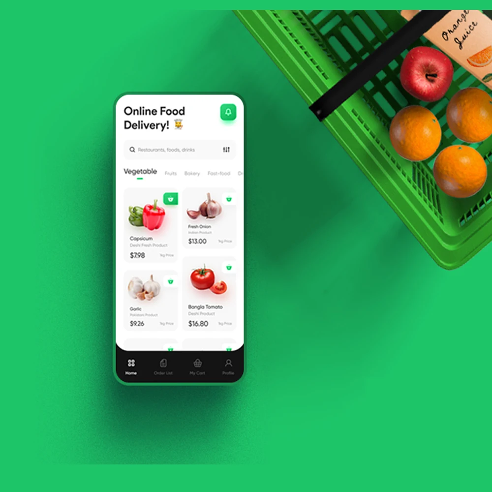 Best ecommerce grocery app b2b grocery app for android phone and ihpone design and development company in india