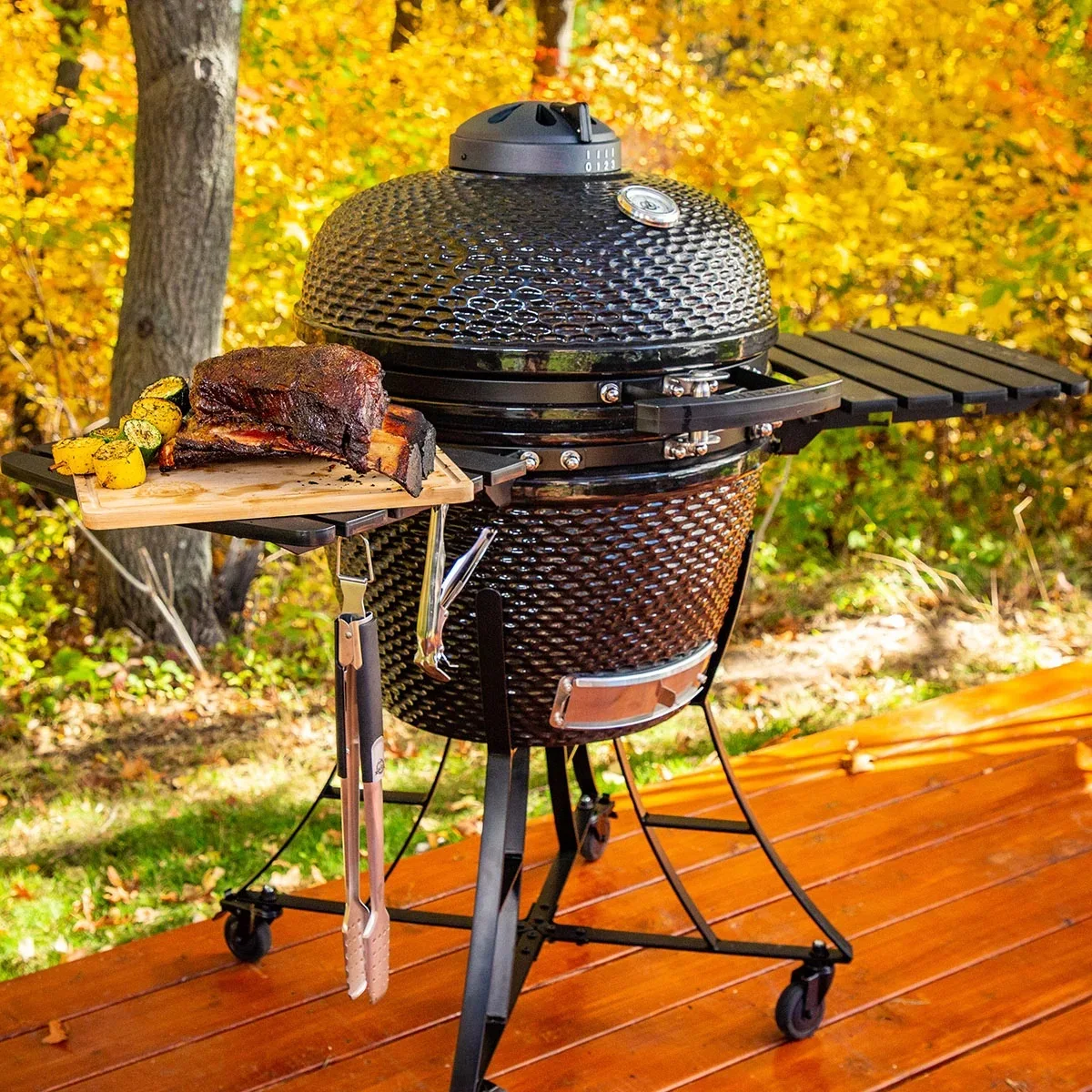 Оптовая продажа гриль Kamado для сада и кемпинга 13 дюймов 15 21 дюйм 27