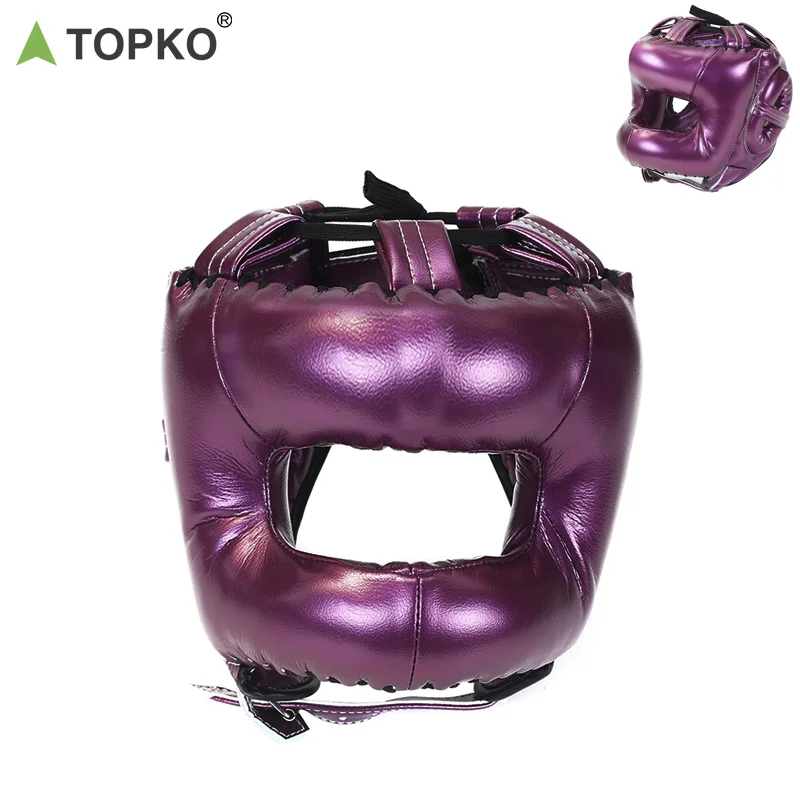 Высококачественные боксерские шлемы TOPKO аксессуары для занятий боксом защита головы взрослых детей защитная головка
