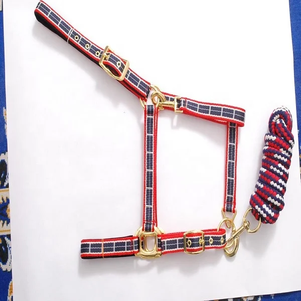 Lead Rope for Horse Various Stylish Designs Lead Ropes cob size Donkey Goat with Panic Hook Manufacturers India Kanpur Equipment