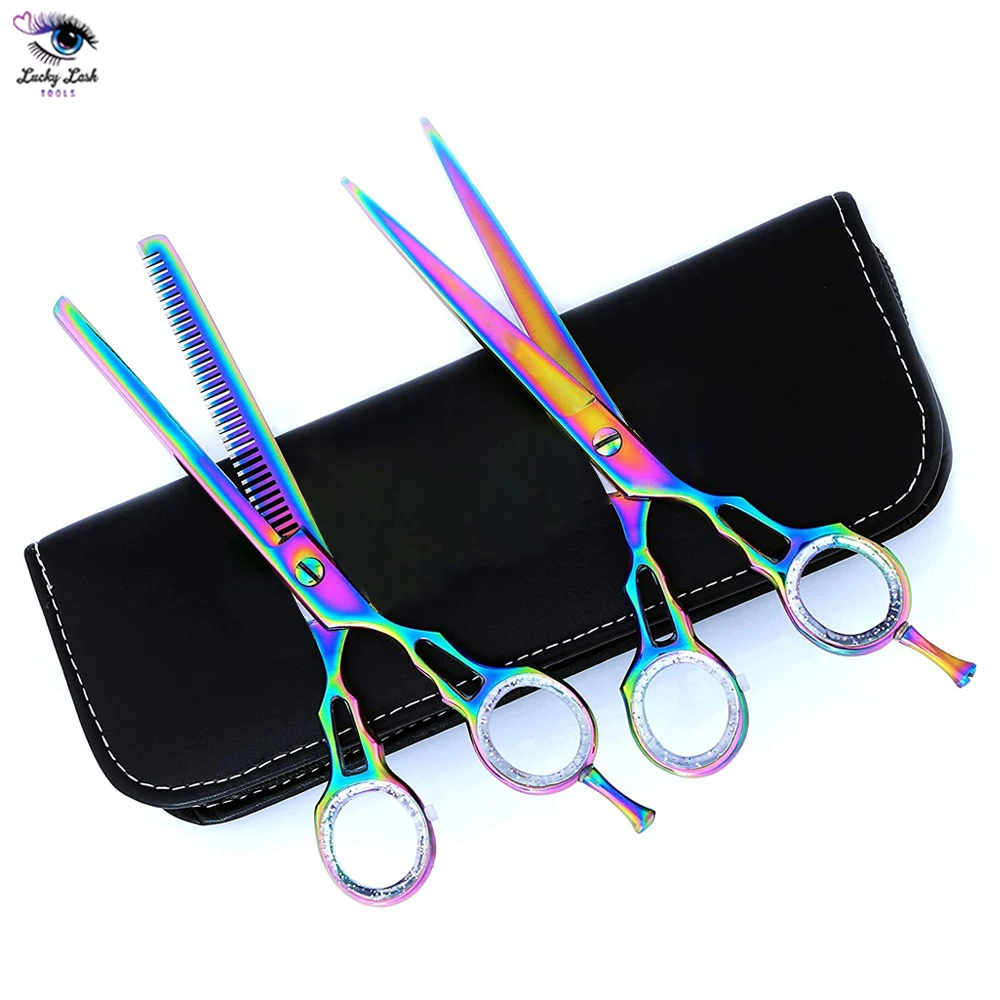 Professional Hair Cutting Thinning Scissors Salon Hairdressing Regular Flat Teeth Thinning Scissors
