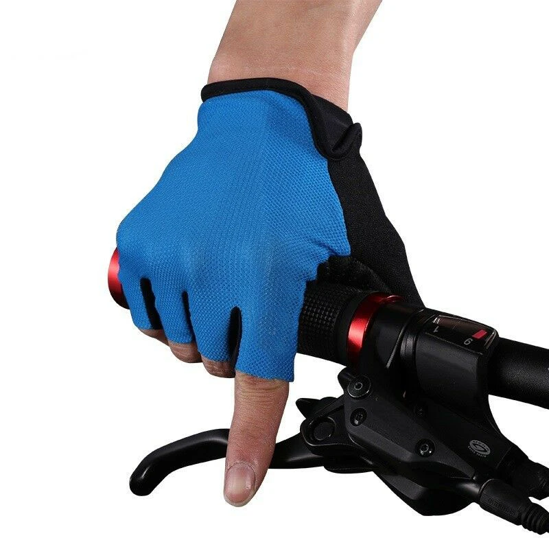 New Cycling Gloves for Men Women GEL Sports Mountains Bike Bicycle Gloves Breathable Off Road Half Finger Gloves Mittens