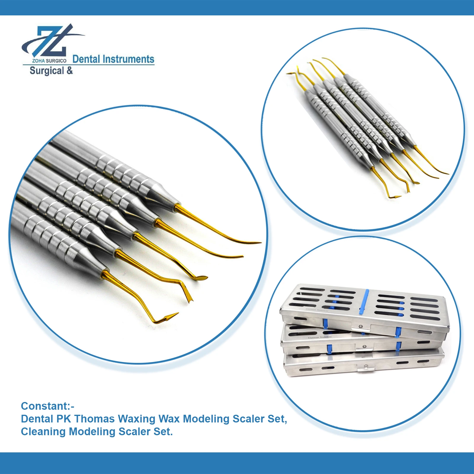 Набор инструментов для удаления зубных восков и моделирования