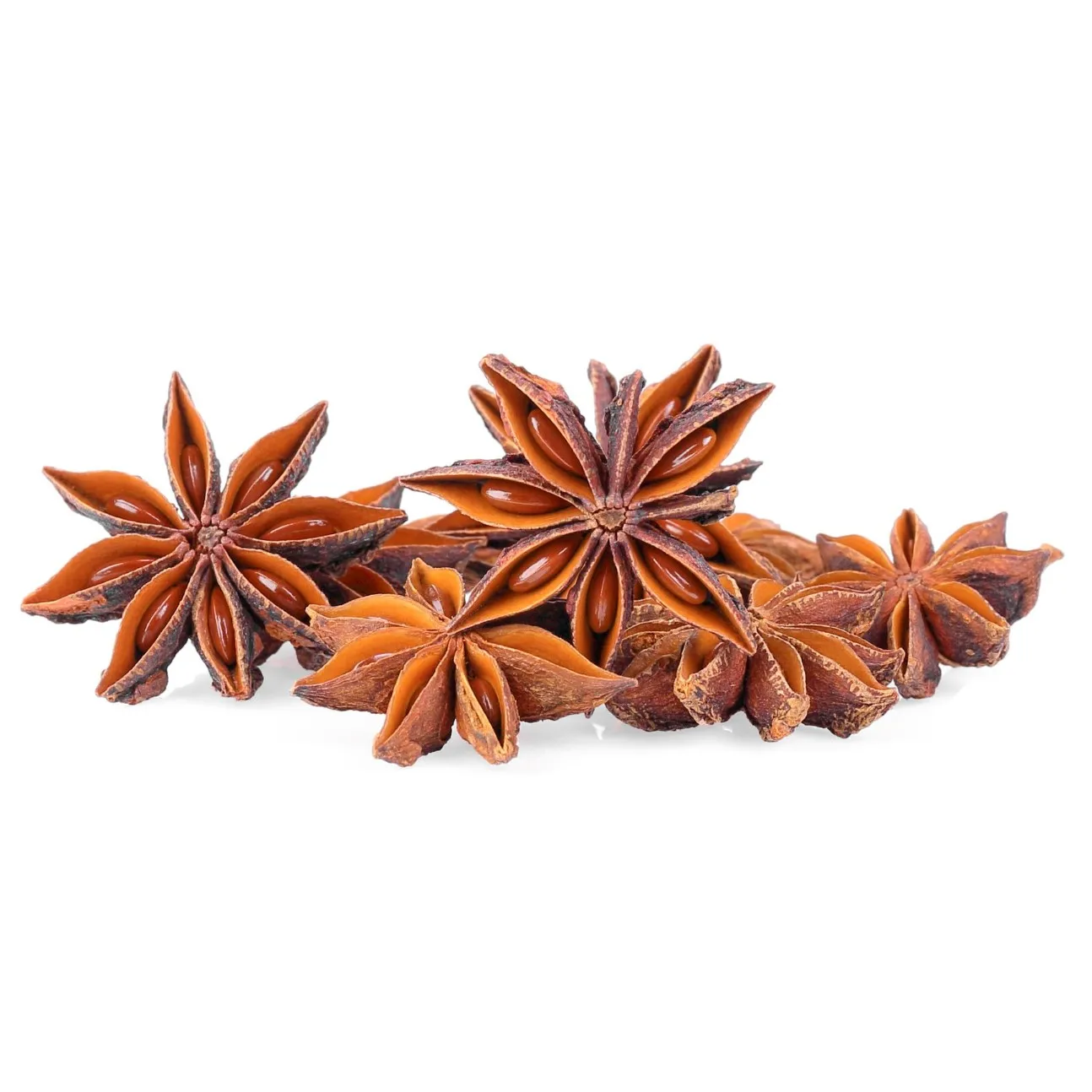 STAR ANISE SUPERIOR QUALITY BIG FLOWER NO BROKEN STAR ANISE HAND PICKED STAR ANISEED 100% FREE ADDED COLOR