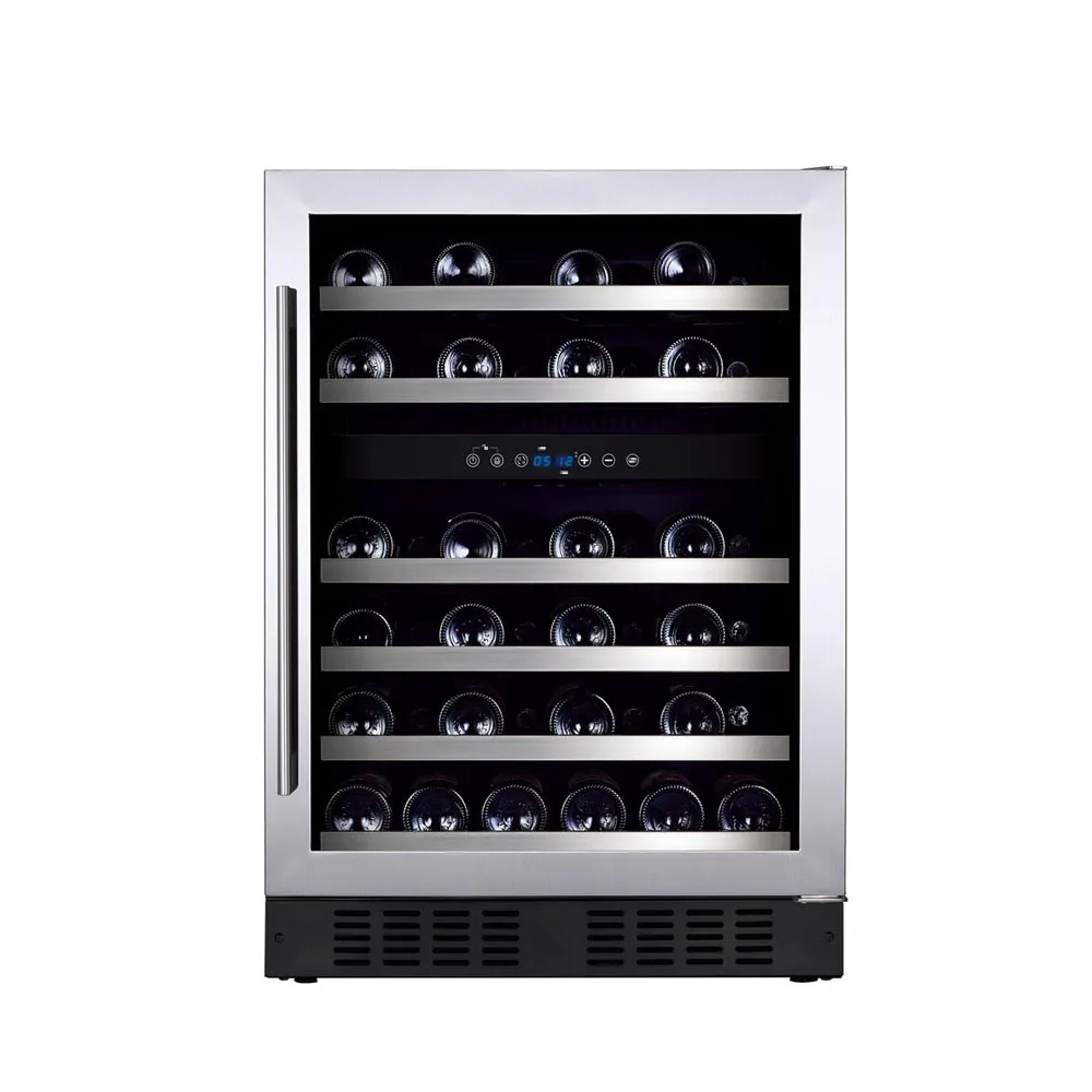 Design Beverage Cooler Wine chiller Glass Door Fridge