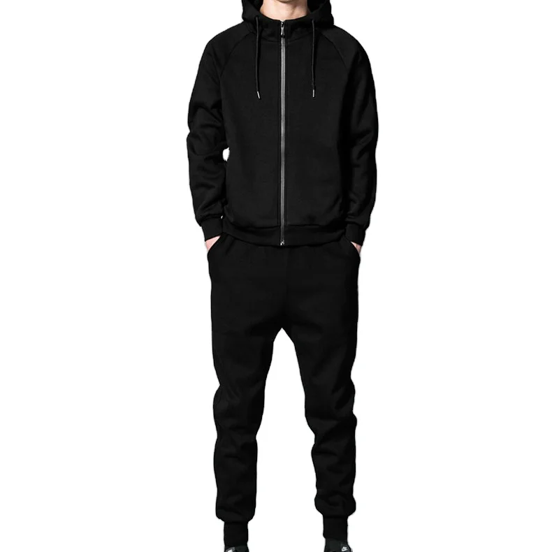 Men Zipper Tracksuit Pullover Tracksuit Cotton Fleece Sweatsuit Woman Tracksuit Sweatsuit Jogging