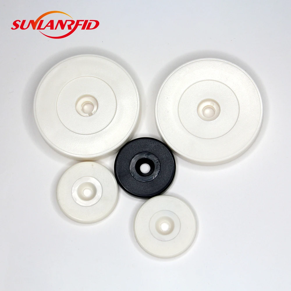 ABS 125Khz Waterproof disc tag 30mm RFID Inductive Tag Token, RFID security guard tour patrol Tag