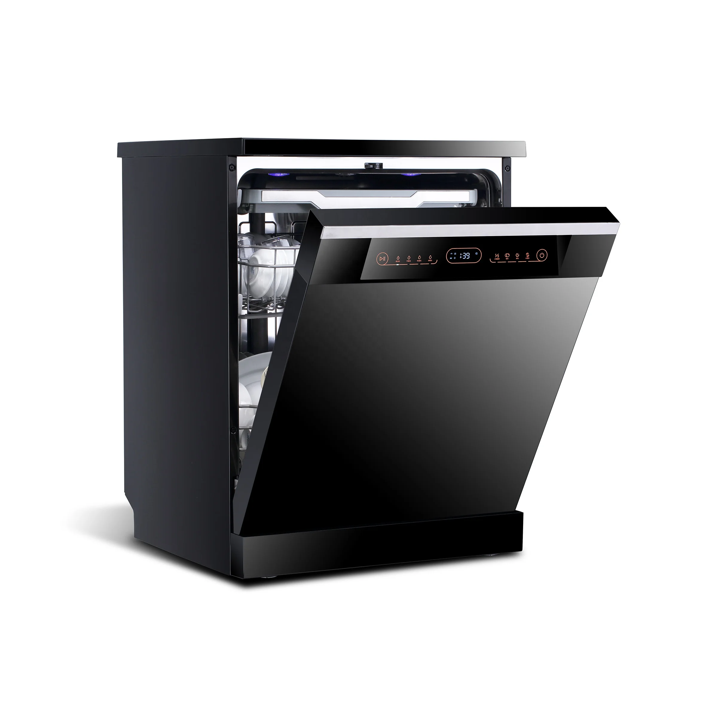 15-16 Place Settings Automatic Smart Cabinet Type Dish Washing Machine High quality Commercial Built-in Dishwasher For Home