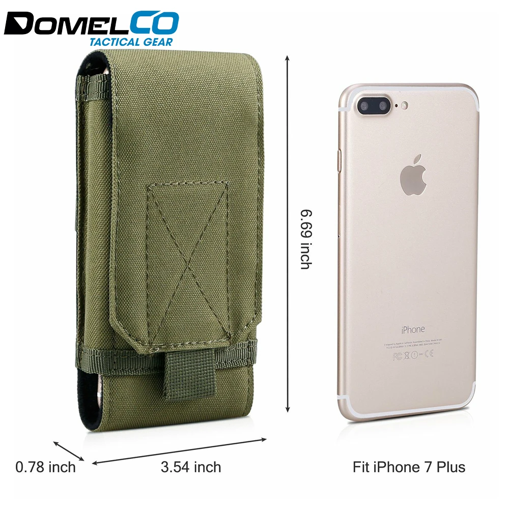 tactical MOLLE holster mobile phone belt pouch EDC security pack carry case