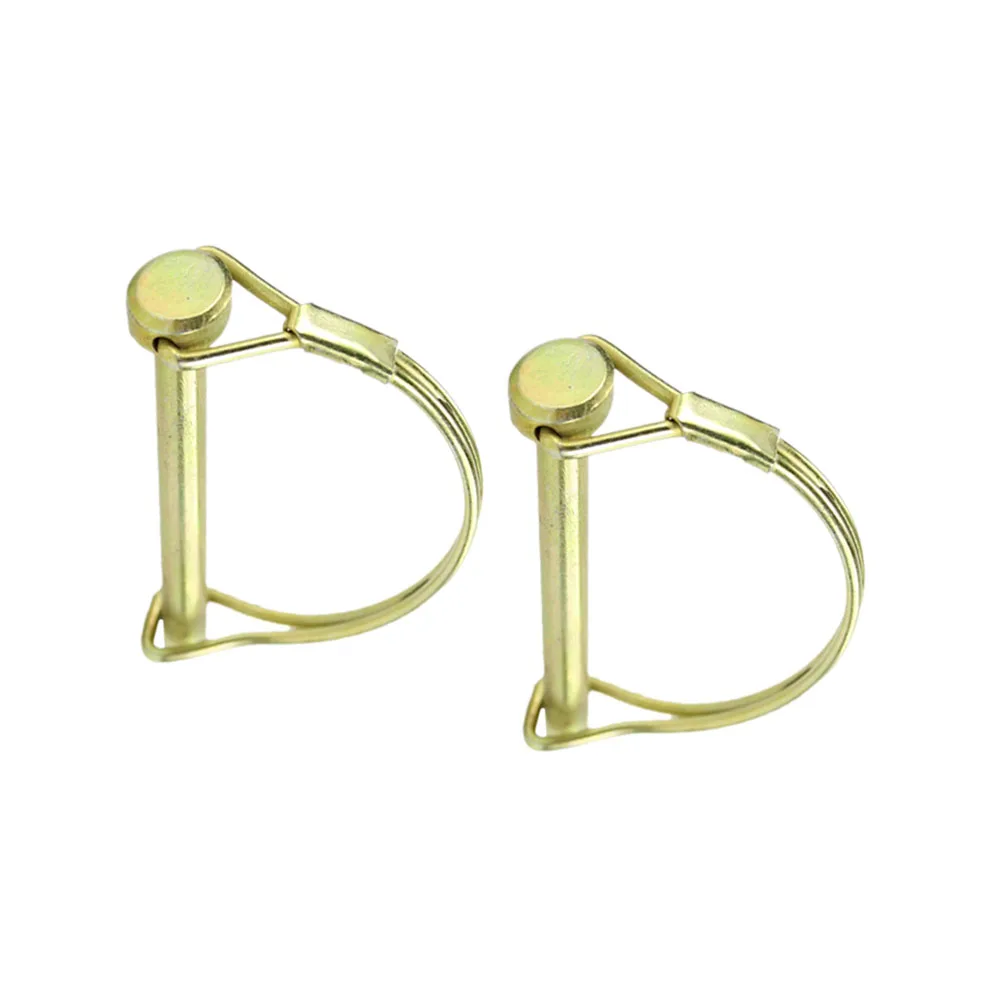 Golden Zinc plated Strong Round Shaped PTO Pins For Farm Implements Parts