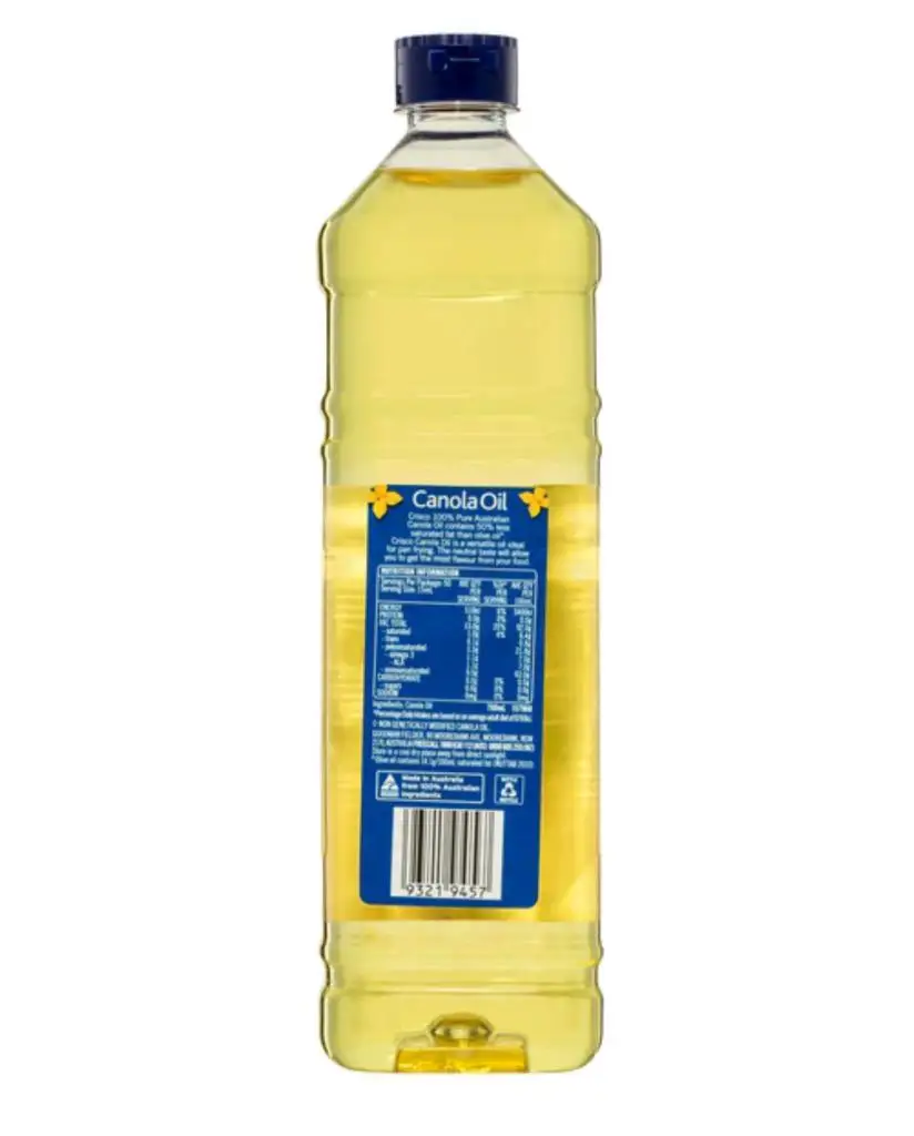 Refined Rapeseed Oil | Refined Canola Oil | Certified Organic