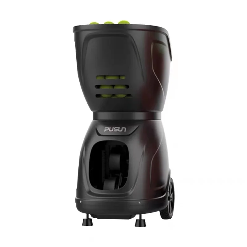PUSUN PT9001 Tennis Ball Machine Portable Professional Automatic Launcher Tennis Training Equipment APP Control with Battery