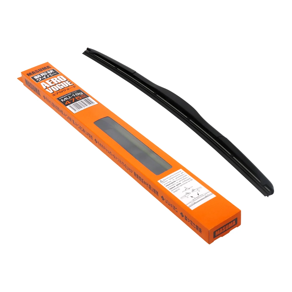 MASUMA MU-19g Car Auto Parts Hybrid Wiper Blade 1A10-67-330 38340-65J3185212-0C012 for CHEVROLET FORD MAZDA TOYOTA