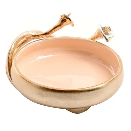 Home Wedding Hotel Dinner Table Fruits Server Tableware Bread Contain Bowl Etching Fruits Server Bowl Mesh fruit Bowl