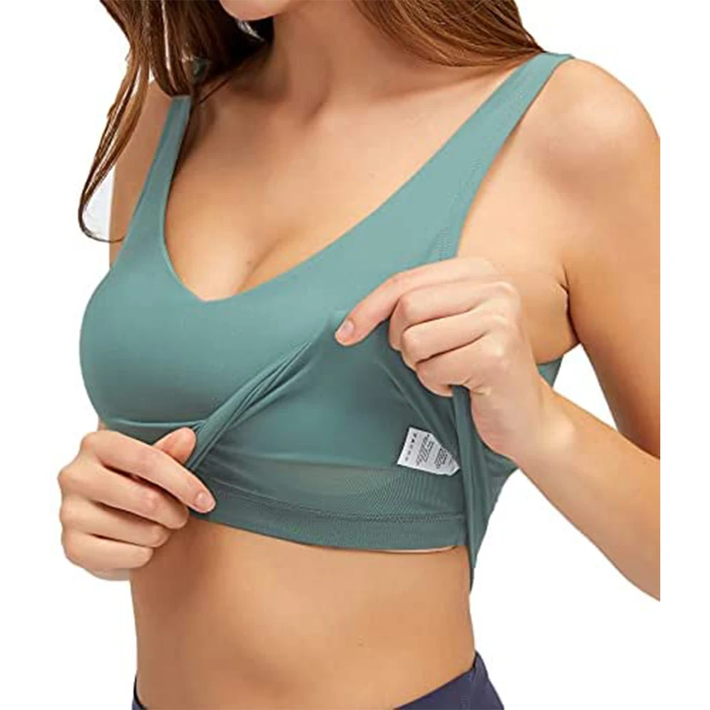 Wholesale Fitness Gym Wear Women Sports Yoga Bra Breathable Sex Yoga Bra