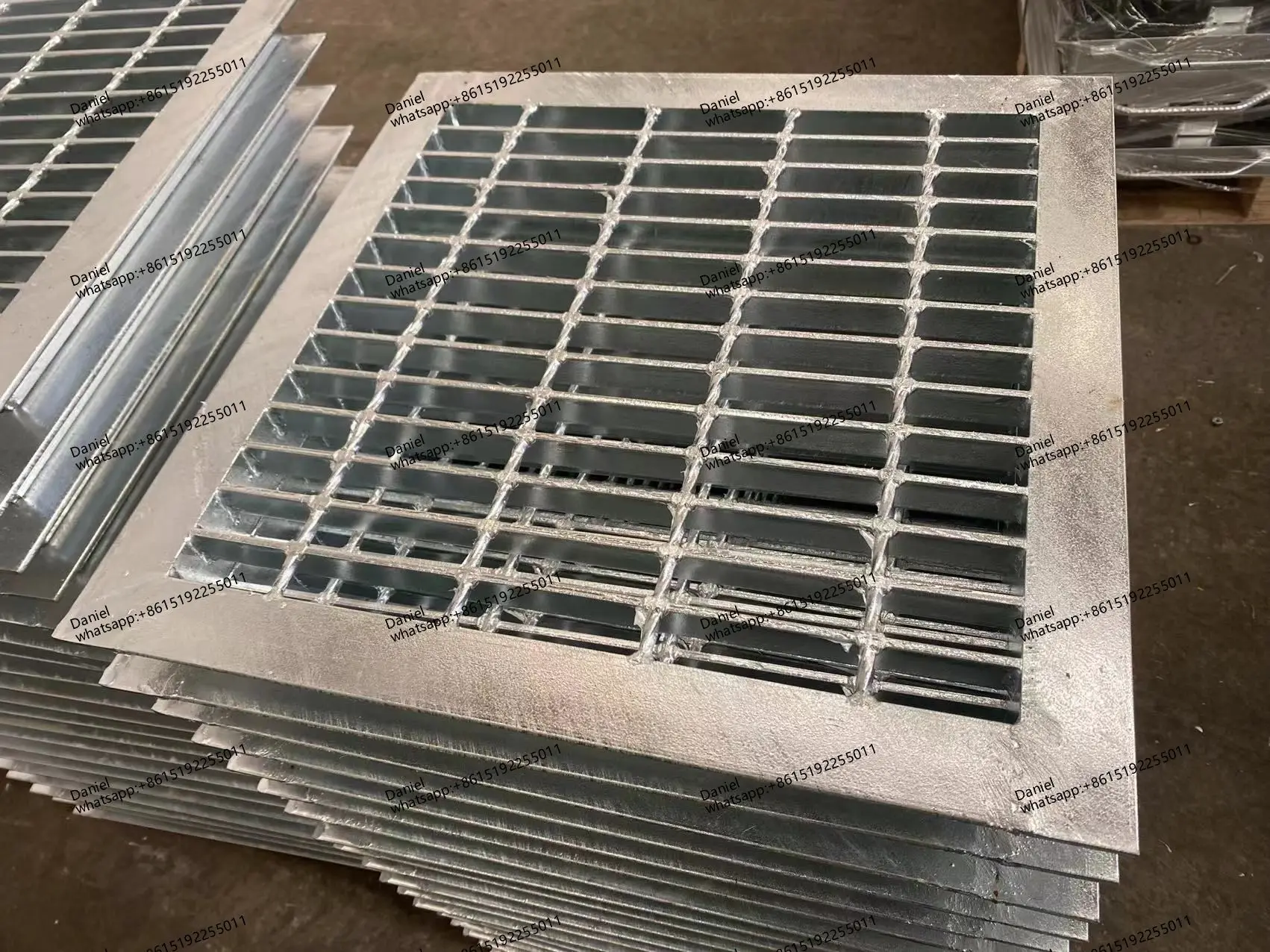 Storm drain gully grid cover steel gutter grating