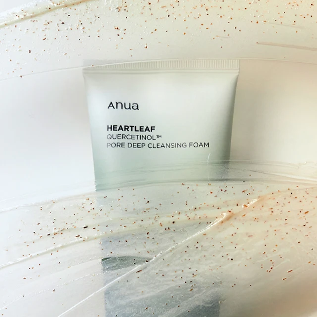 100% Original From Korea ANUA HEARTLEAF QUERCETINOL PORE DEEP CLEANSING FOAM Korean Skincare Hyaluronic Acid Face Wash Acne