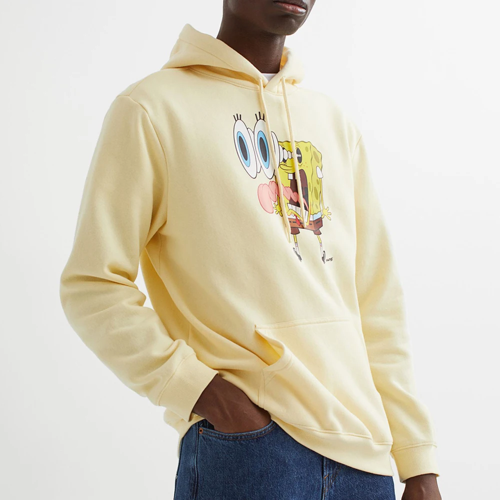 Black Mens Hoodies Heavy weight Boys 100% Cotton Blank Unisex Sweatshirt Oversize Printed Custom Logo Hoodie