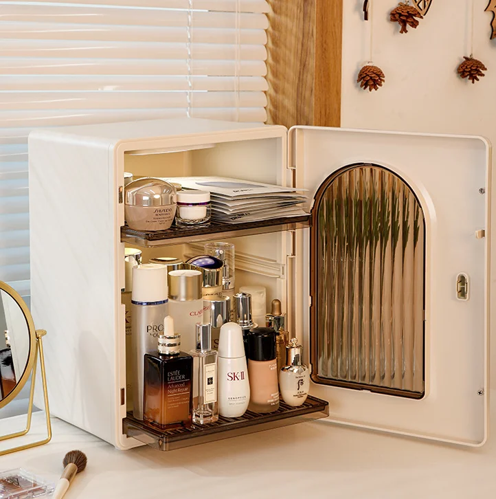 Light luxury multi -layer home kitchen cup water cup storage shelf desktop dust wine glass tea cup tea set Cupboard