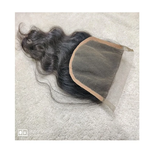 Natural Human Hair 5x5 4x4 remy swiss lace closure manufacturing factory wholesale supplier india