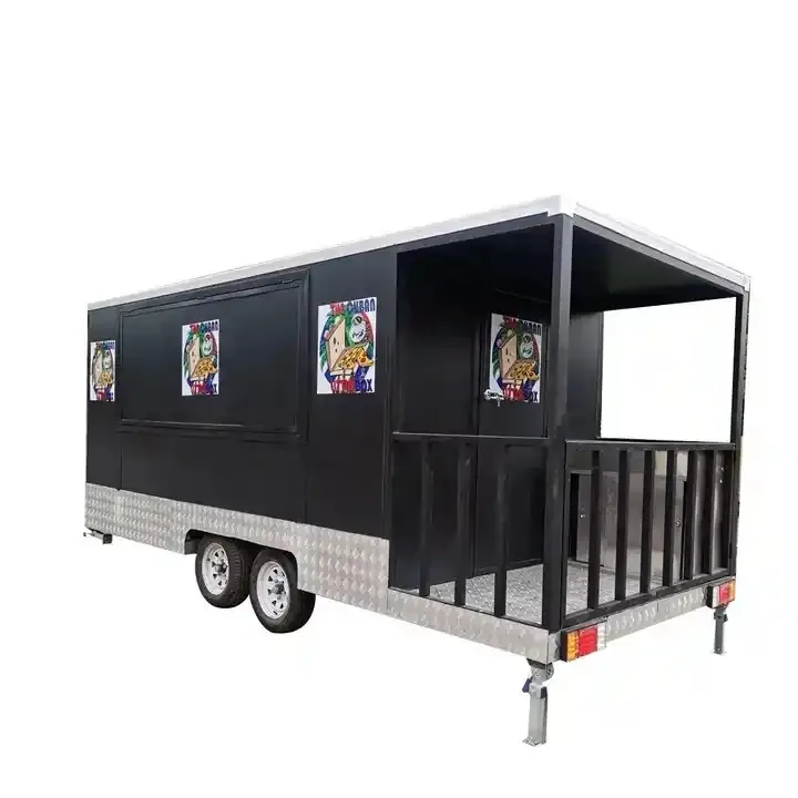 2023 Fast Food Truck Restaurant Food Cart Vending Van Catering Truck Mobile Food Trailer For Sale In Austria